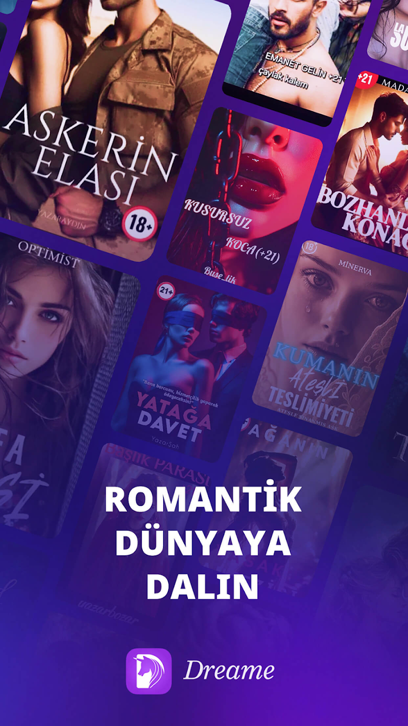 Dreame - Romantik Hikayeler APK ana ekran görüntüsü