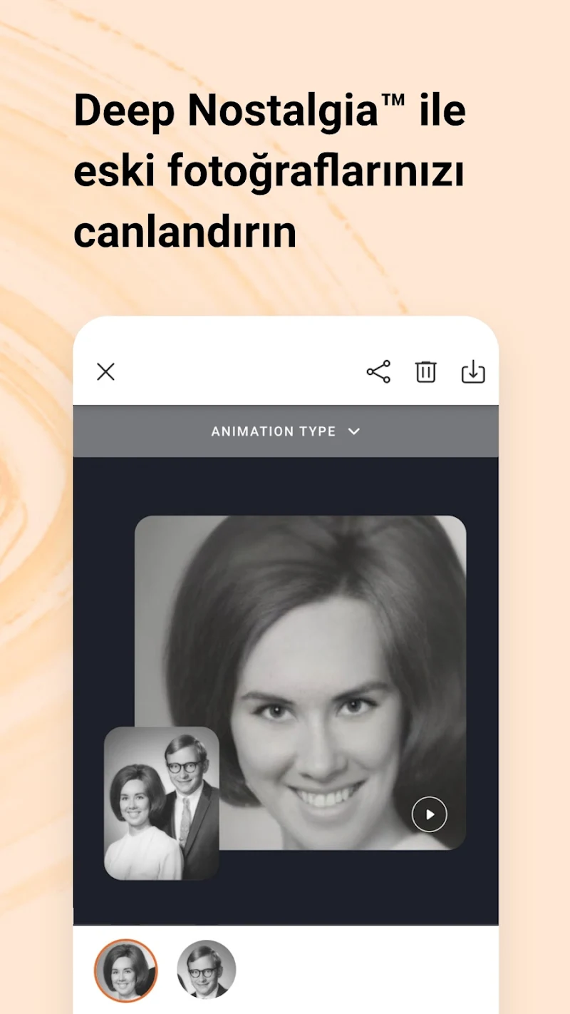 MyHeritage: Aile Ağacı & DNA uygulaması aile ağacı oluşturma ekranı