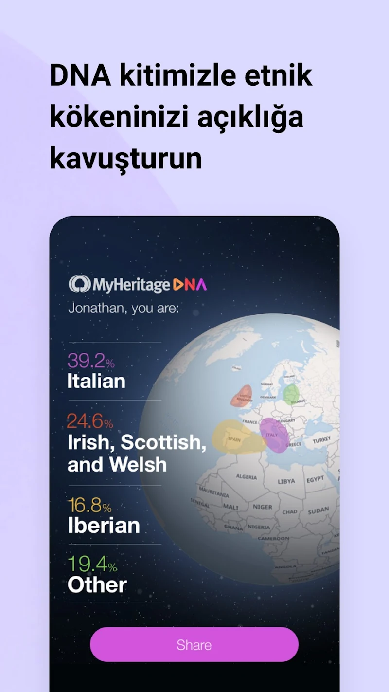 MyHeritage: Aile Ağacı & DNA Deep Nostalgia özelliği ekranı