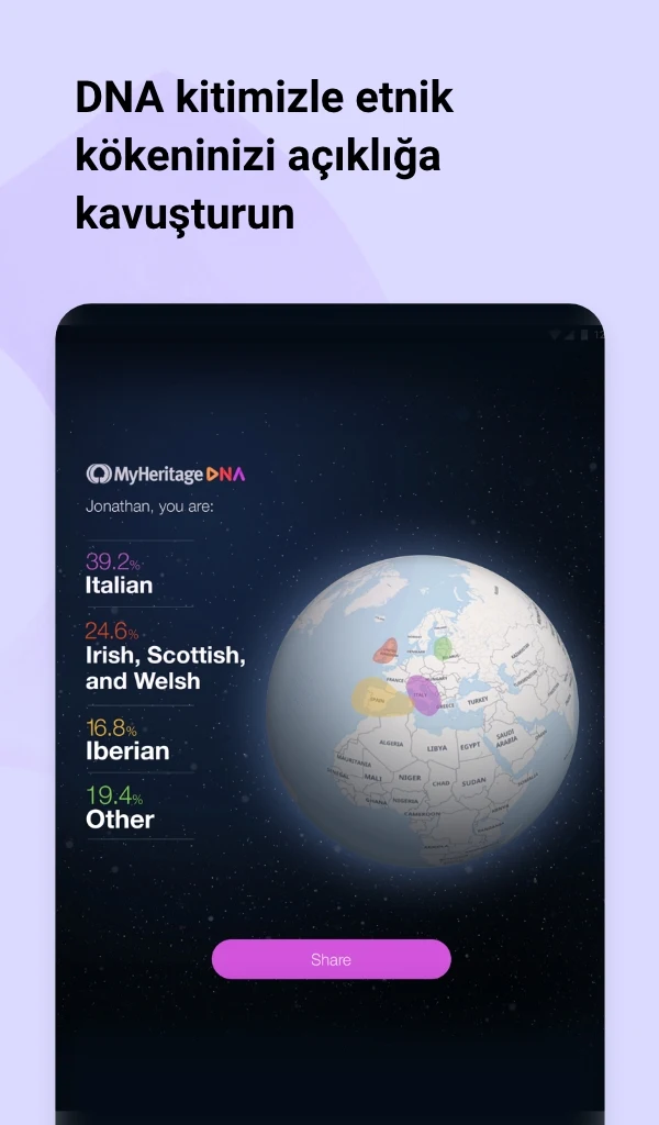 MyHeritage: Aile Ağacı & DNA APK güvenlik ayarları görüntüsü