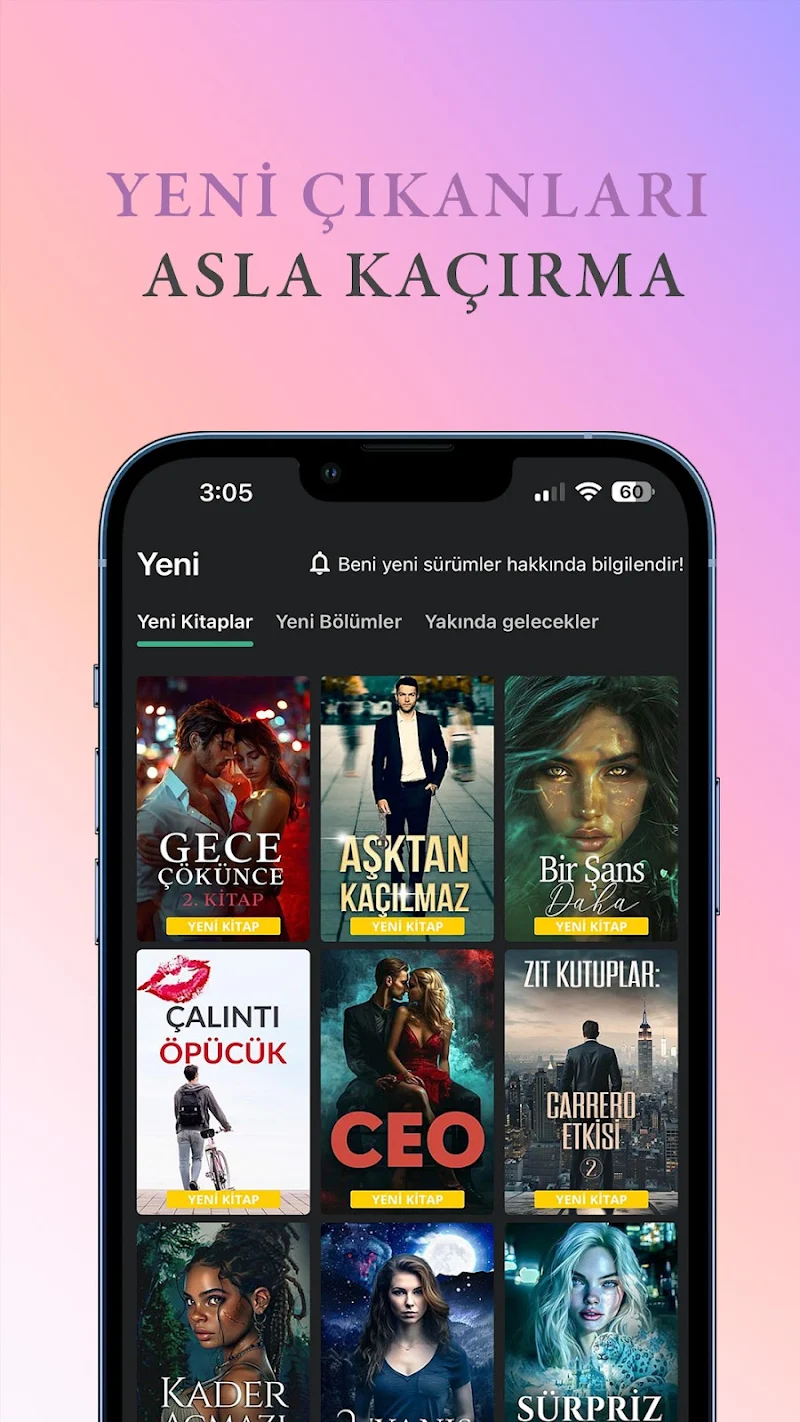 GALATEA: Etkileyici Kitaplar APK gece modu özelliği