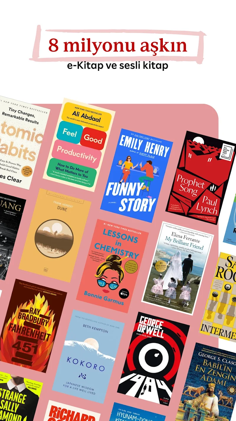 Kobo Books Okuma Uygulaması APK ana ekran görüntüsü