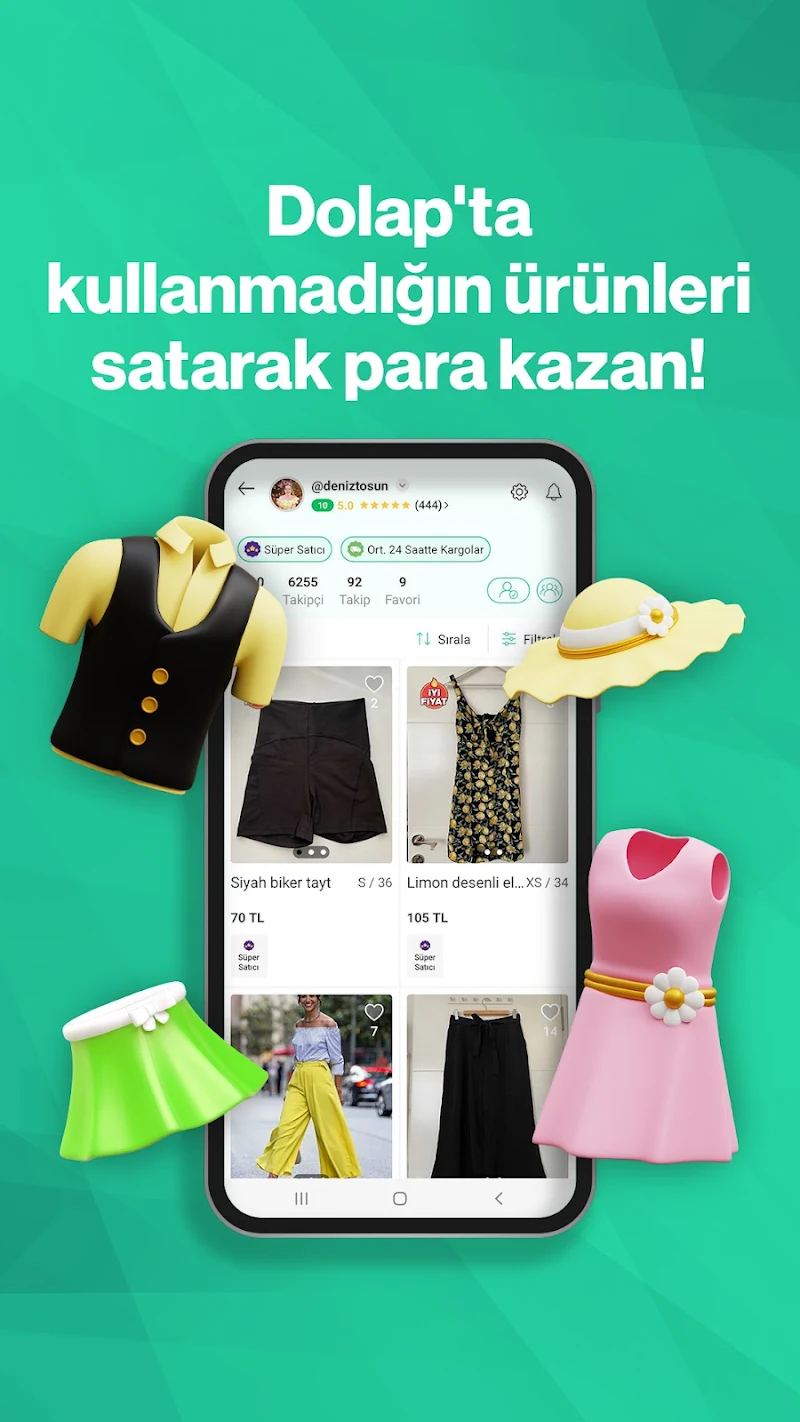 Dolap - İkinci El Alışveriş satış ilanı oluşturma ekranı