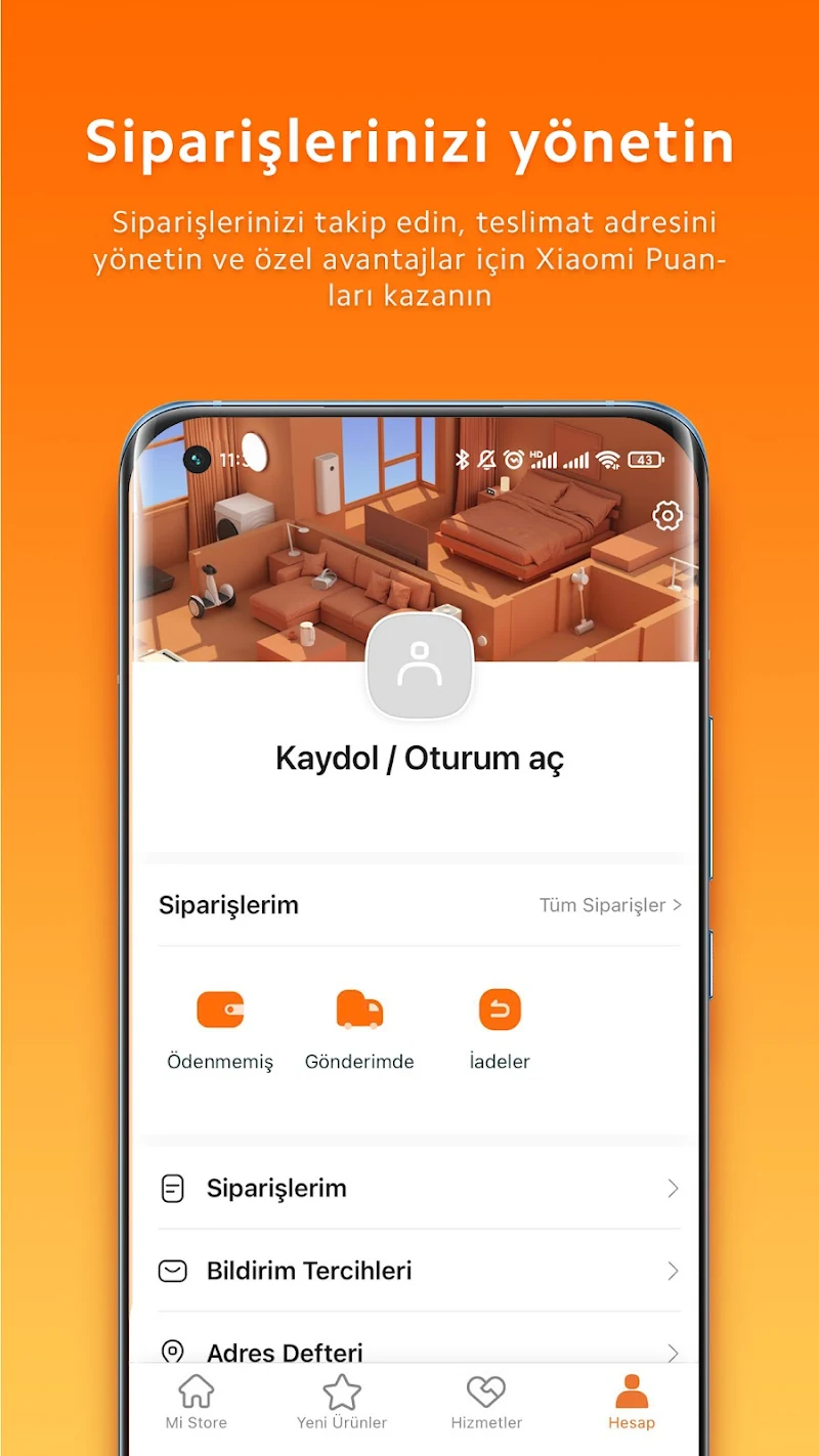 Mi Store kampanya bildirimleri sayfası