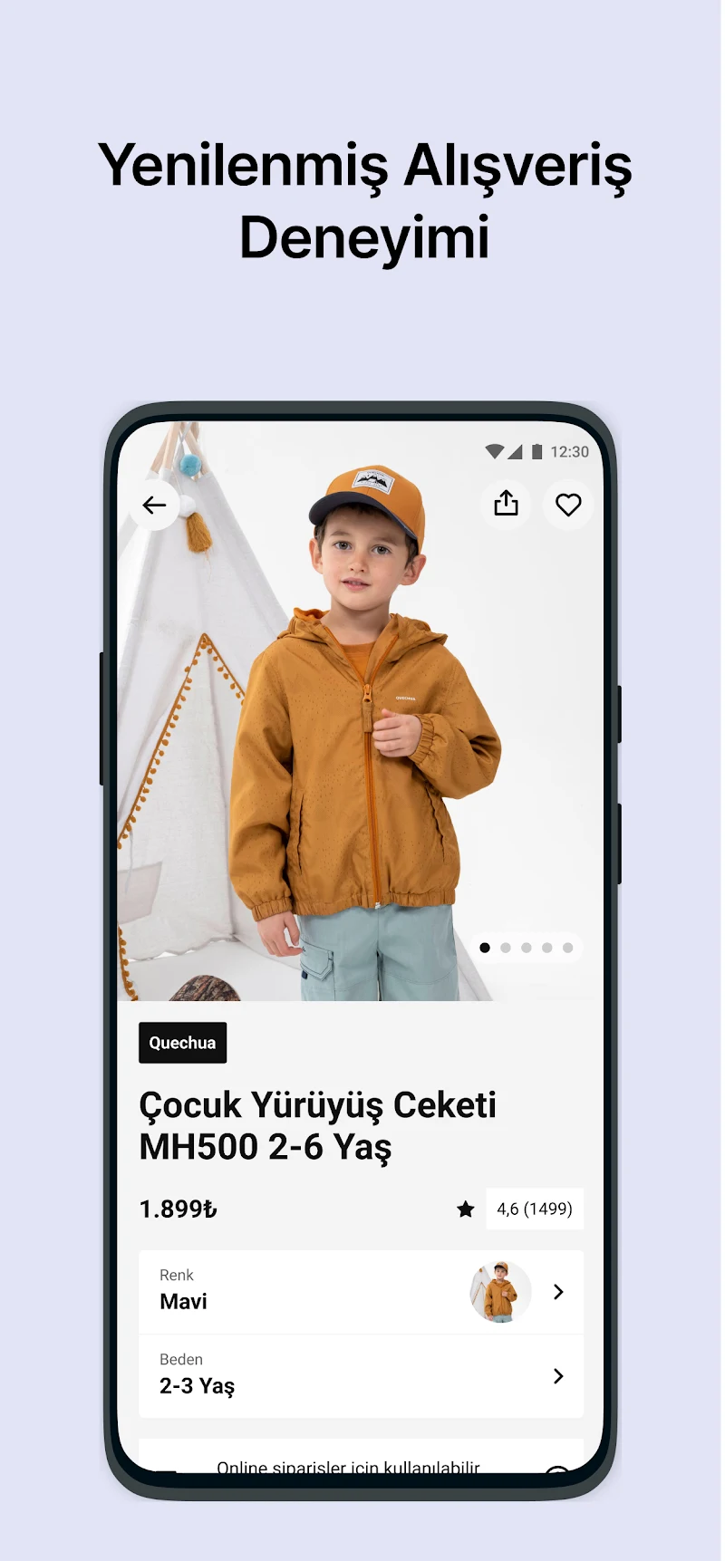Decathlon - Spor Mağazası APK spor kategorileri ekranı