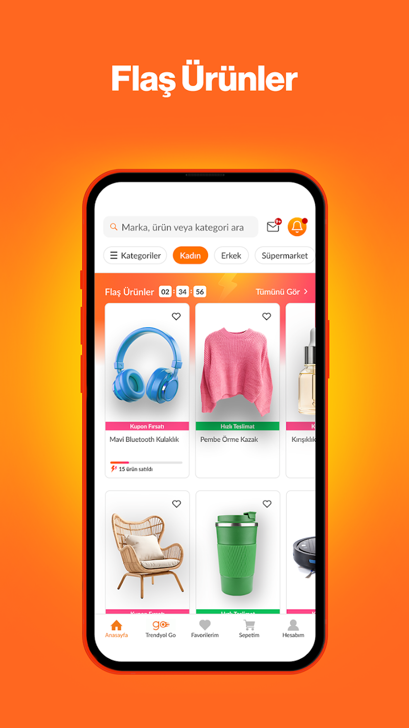 Trendyol - Online Alışveriş APK alışveriş sepeti ekranı