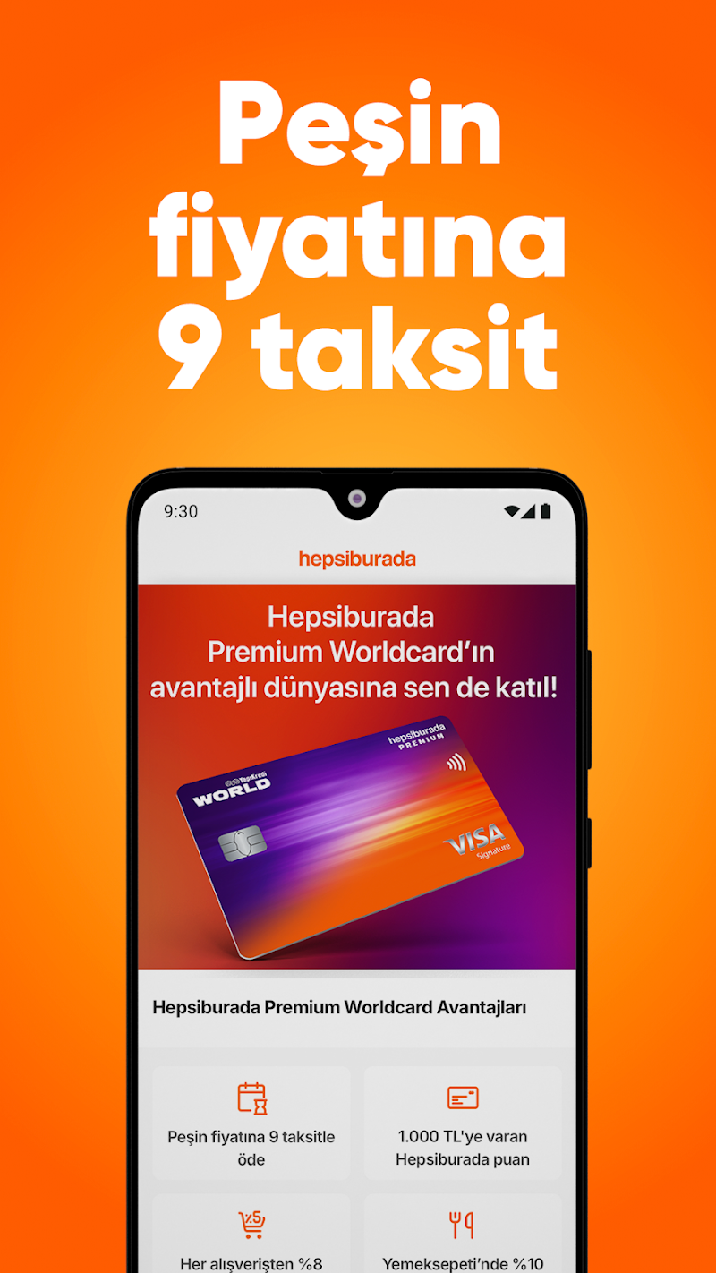 Hepsiburada: Online Alışveriş ödeme seçenekleri ekranı