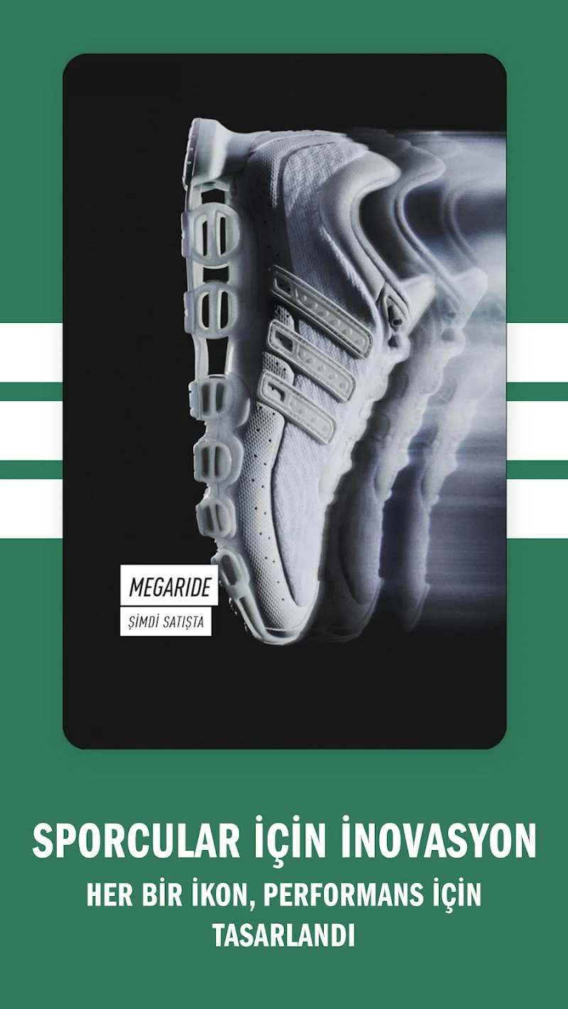 adidas: Ayakkabılar ve Giyim APK kullanıcı profili ekranı