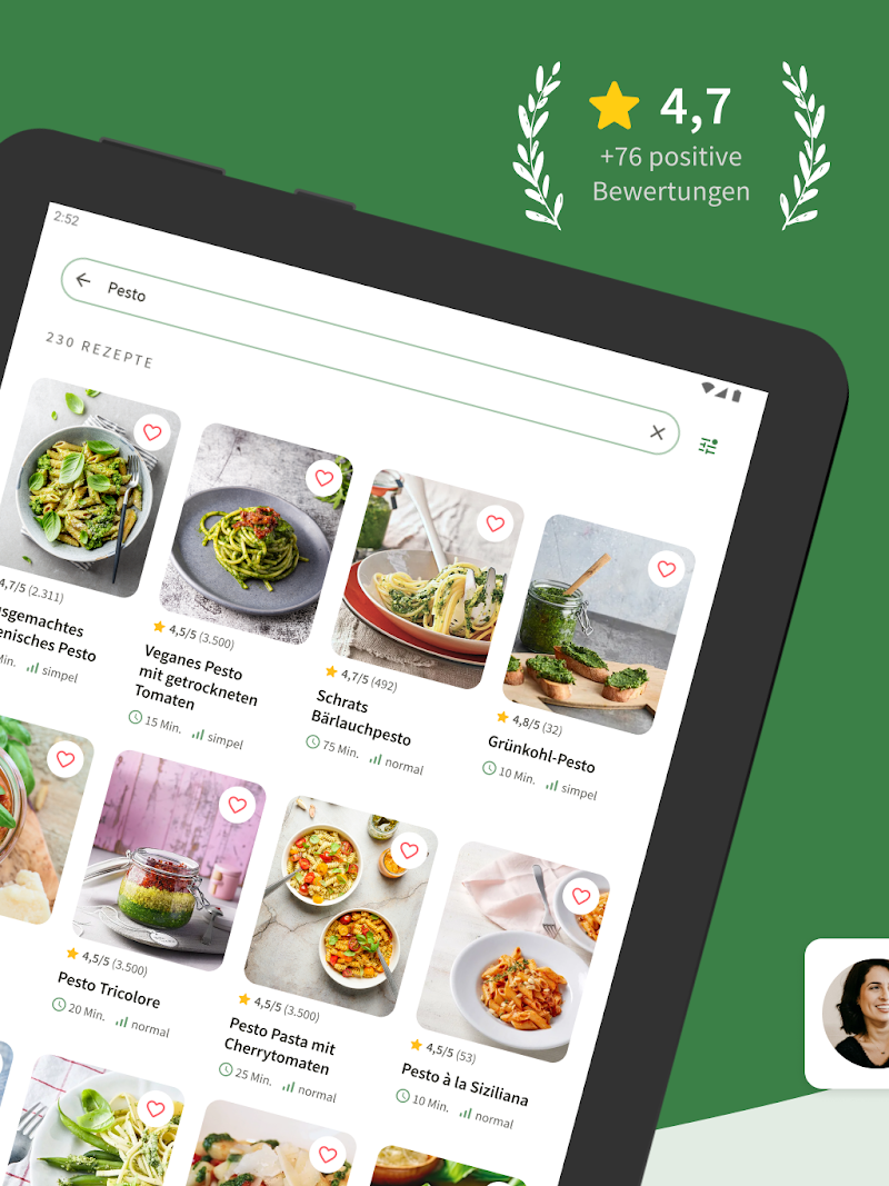 Chefkoch - Rezepte & Kochen premium özellikler ekranı