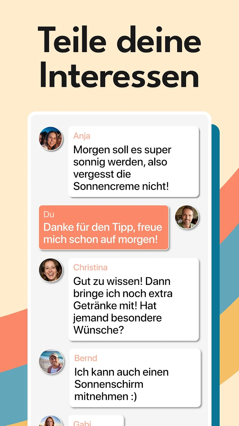 Meet5: Neue Leute kennenlernen arkadaş davet ekranı
