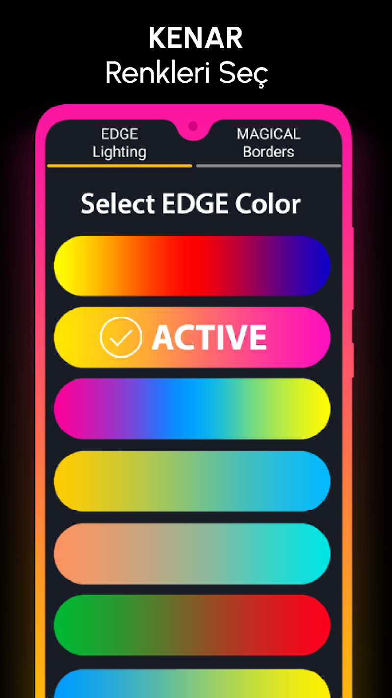 Edge Lighting - Borderlight APK indirme butonu