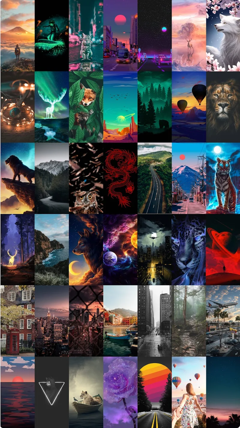 Duvar kağıtları HD - Walli Android duvar kağıdı seçimi