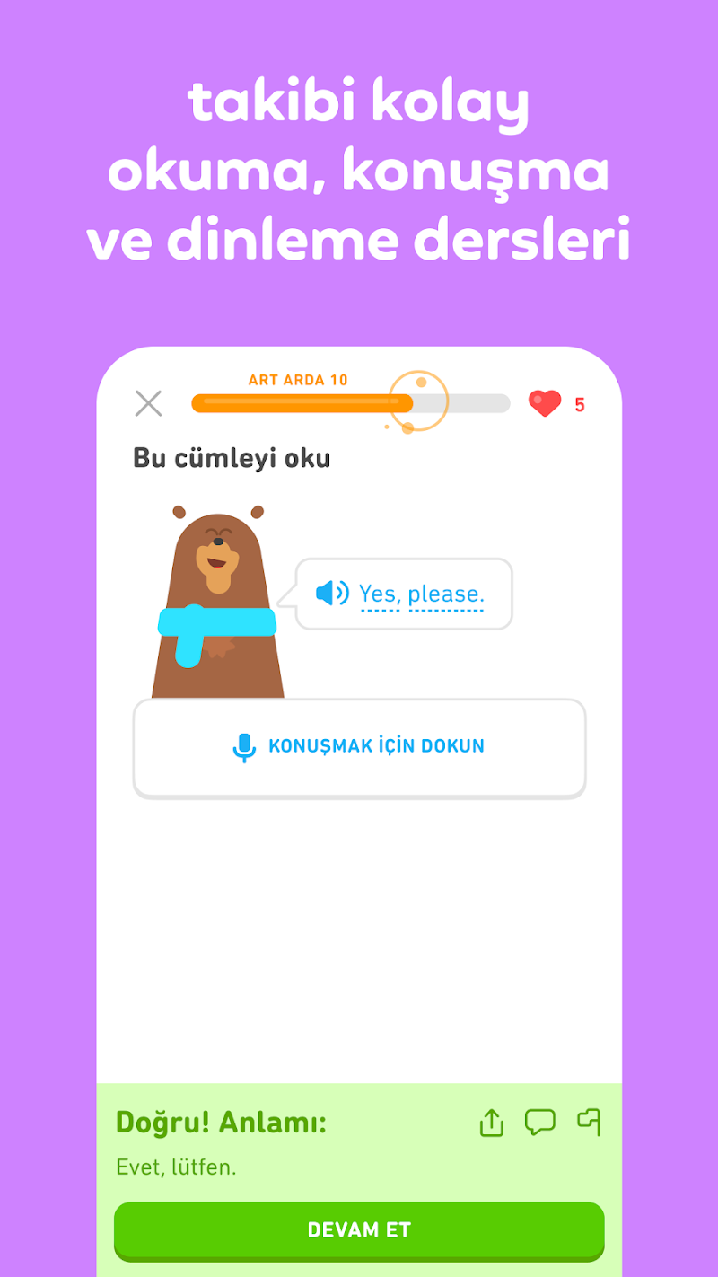 Duolingo ekran görüntüsü 6
