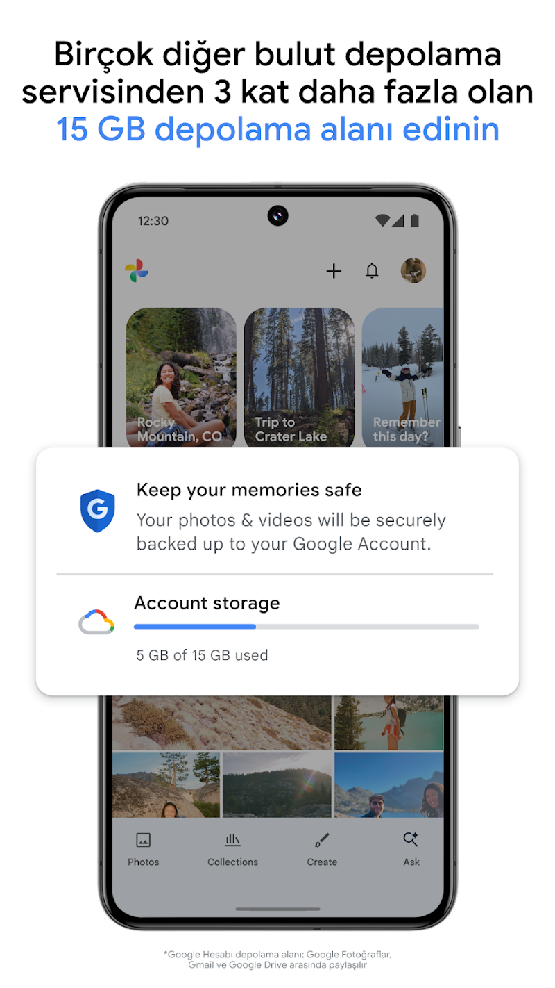 Google Fotoğraflar ekran görüntüsü 1