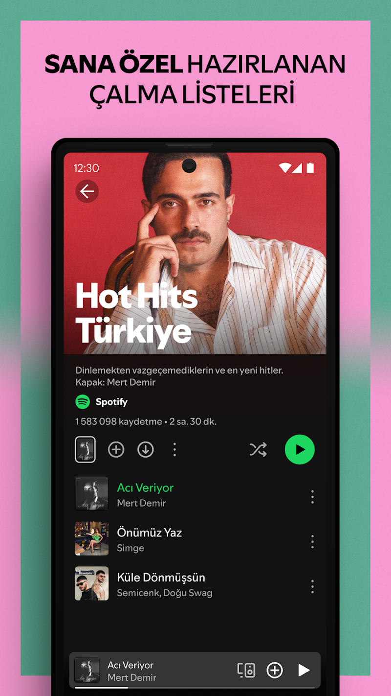 Spotify ekran görüntüsü 3
