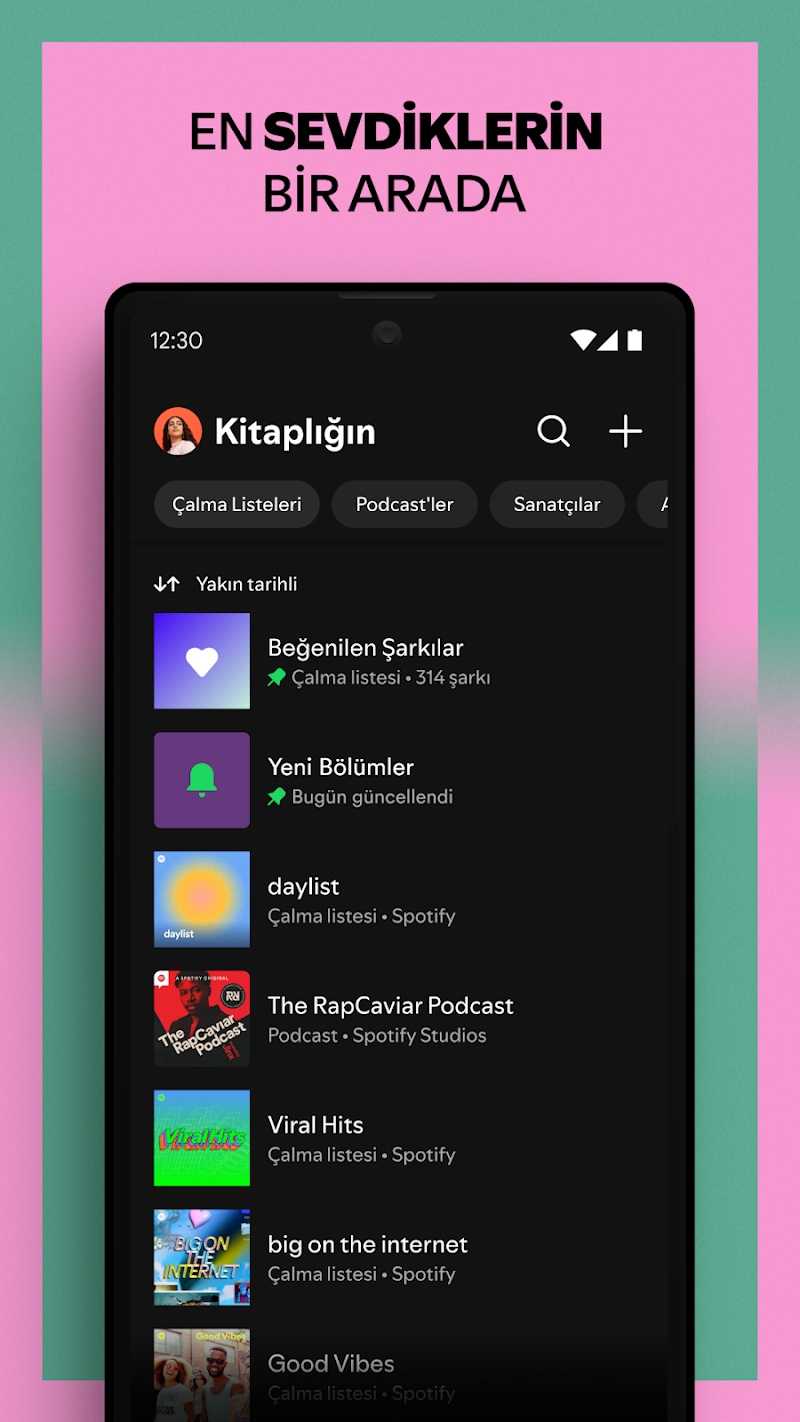 Spotify ekran görüntüsü 6