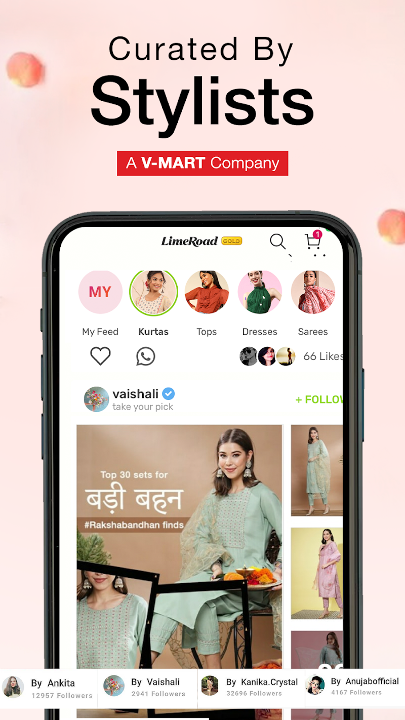 LimeRoad: Online Fashion Shop APK ana ekran görüntüsü