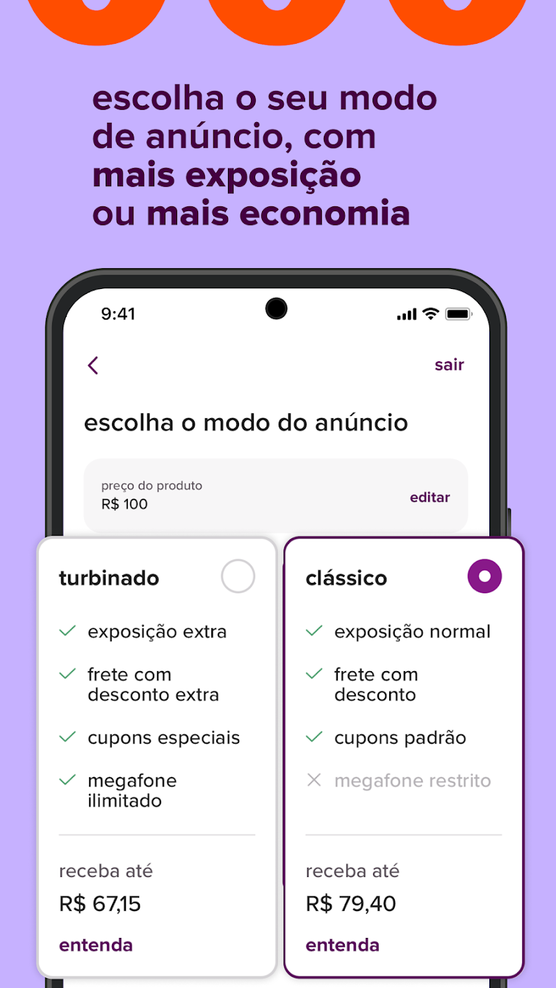 enjoei: comprar e vender roupa satıcı mağaza görünümü